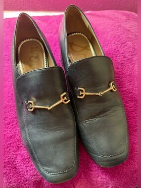 Sam Edelman Black Leather Lorraine Bit Loafers